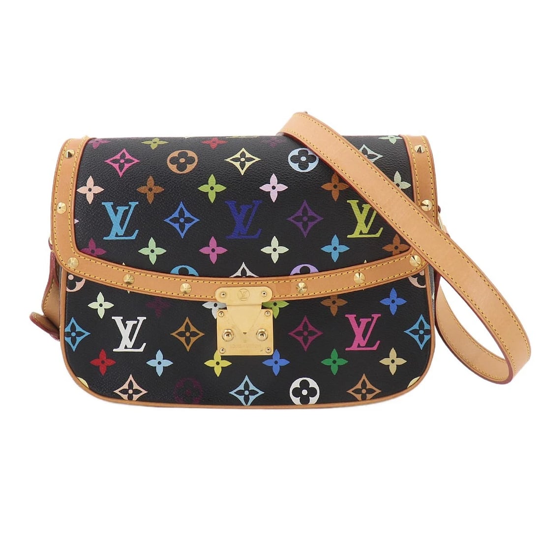 LOUIS VUITTON MONOGRAM MULTICOLOR SOLOGNE SHOULDER BAG: LOUIS VUITTON Monogram Multicolor Sologne Shoulder Bag Brand: LOUIS VUITTON Type/Style: Shoulder Bag Material: Monogram Multicolor Canvas Color: Noir Size: W 10.04 inch, H 7.48 inch, D 3.15 inch A