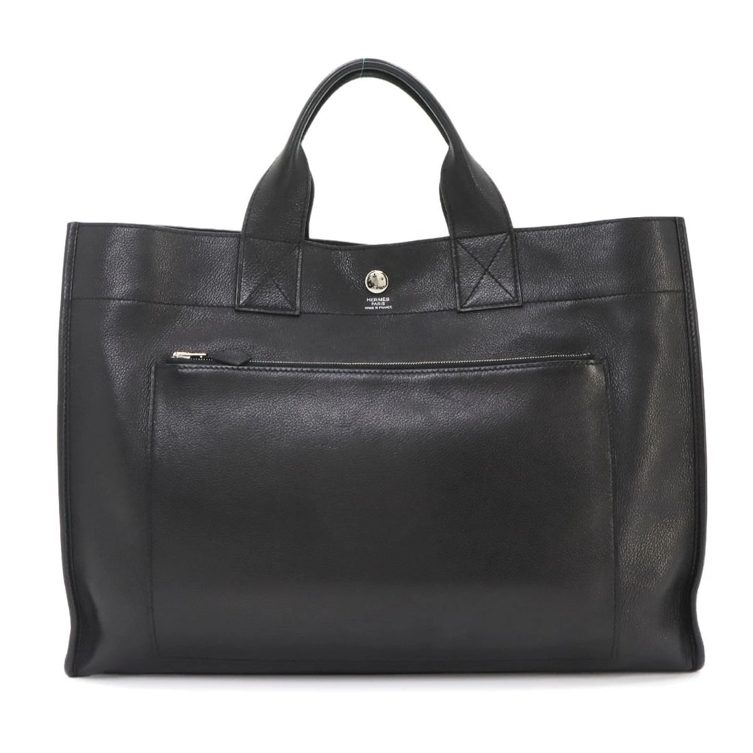 HERMES BERLANT BRIEFCASE BUSINESS HAND BAG: HERMES Berlant Briefcase Business Hand Bag Brand: HERMES Type/Style: Brief case Material: Evergrain Color: Black Size: W 15.75 inch, H 10.63 inch, D 4.33 inch Accessories: None Accessories
