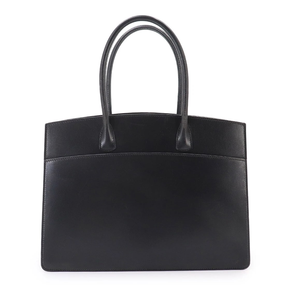 HERMES WHITE BASS PM TOTE BAG BOX CALF BLACK: HERMES White Bass PM Tote Bag Box Calf Black Brand: HERMES Type/Style: Tote Bag Material: Box Calf Color: Black Size: W 11.61 inch, H 8.66 inch, D 4.33 inch Accessories: None Accessories N