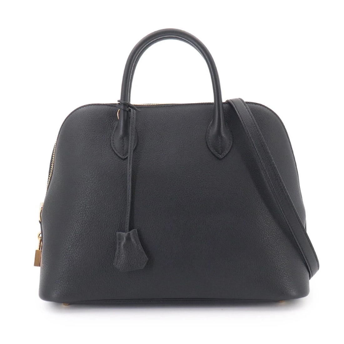 HERMES BOLIDE 30 2WAY HAND SHOULDER BAG: HERMES Bolide 30 2way Hand Shoulder Bag Brand: HERMES Type/Style: Hand Bag / Shoulder Bag Material: Taurillon Novillo Color: Black Size: W 11.81 inch, H 9.45 inch, D 4.72 inch Accessories: None