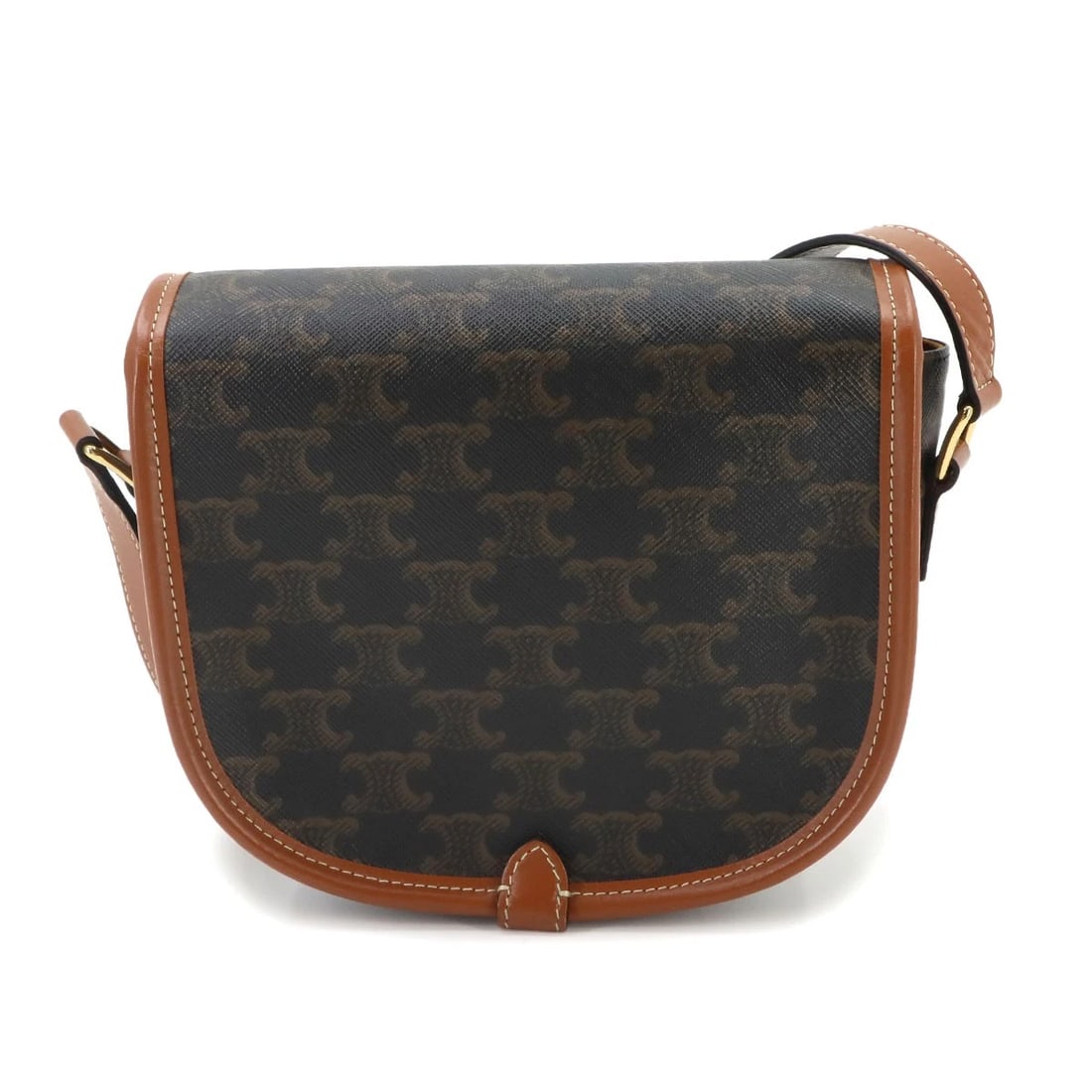 CELINE TRIOMPHE MEDIUM FOLCO SHOULDER BAG - 2