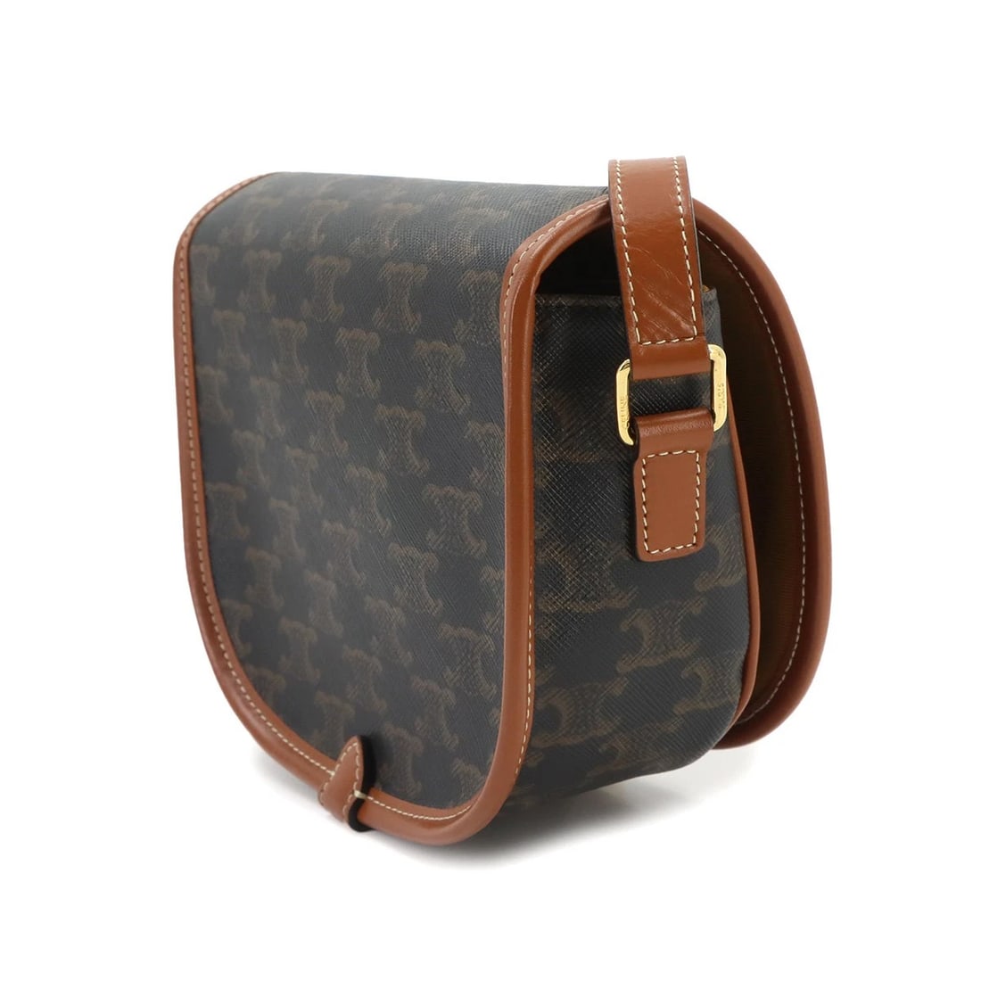 CELINE TRIOMPHE MEDIUM FOLCO SHOULDER BAG - 3