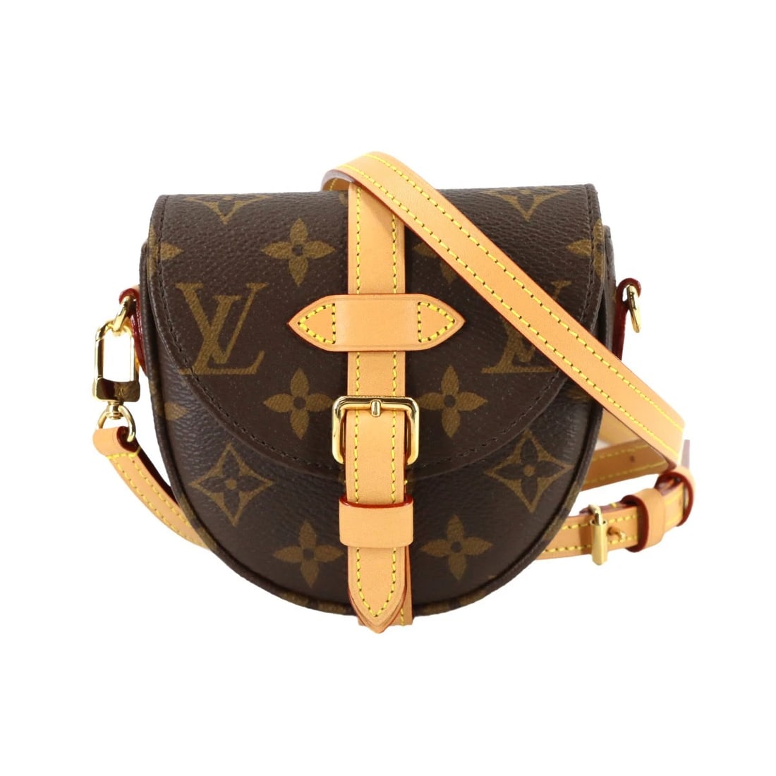LOUIS VUITTON MONOGRAM MICRO CHANTILLY SHOULDER BAG: LOUIS VUITTON Monogram Micro Chantilly Shoulder Bag Brand: LOUIS VUITTON Type/Style: Shoulder Bag Material: Monogram Canvas Color: Monogram Size: W 4.92 inch, H 4.72 inch, D 1.57 inch Accessories: