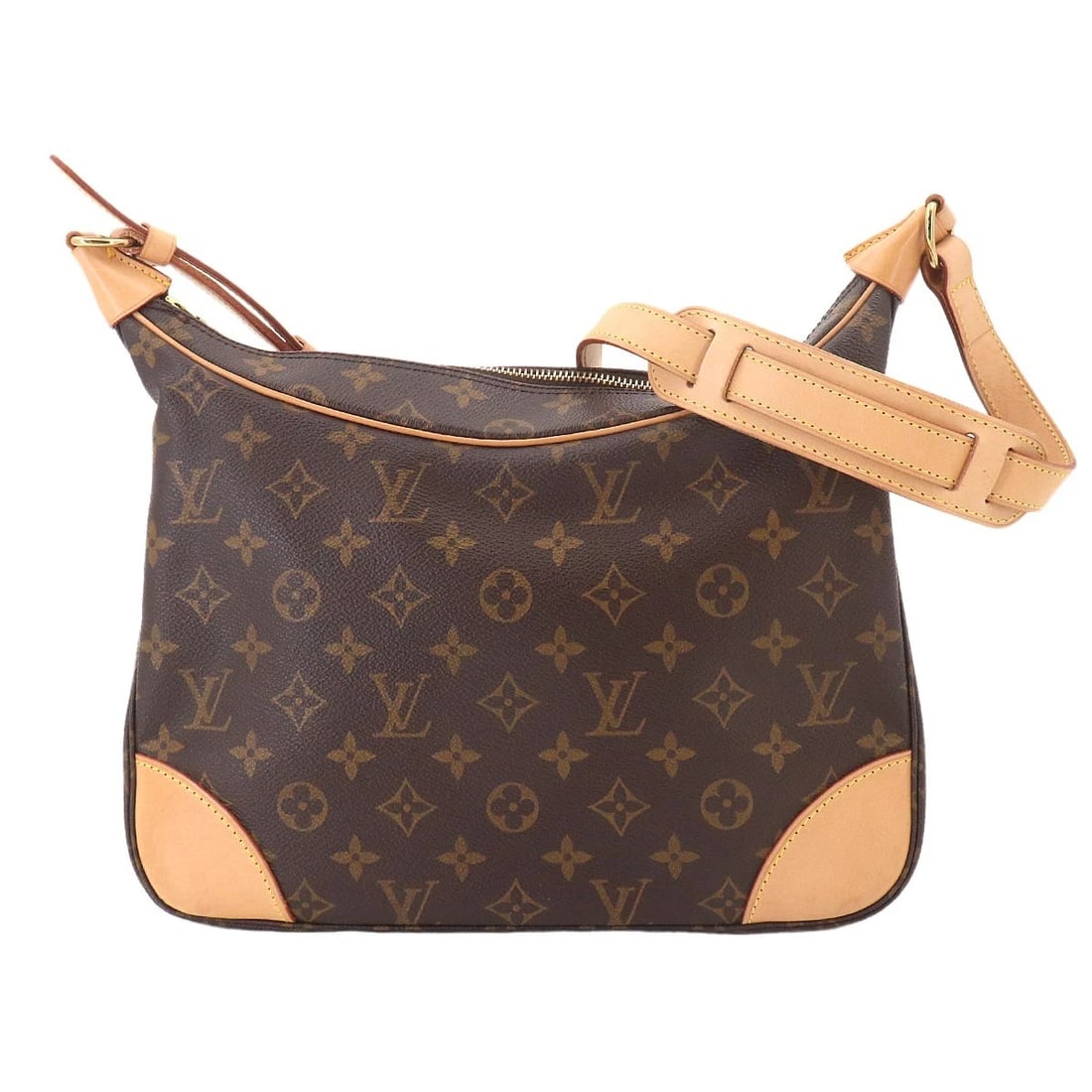 LOUIS VUITTON MONOGRAM BOULOGNE SHOULDER BAG: LOUIS VUITTON Monogram Boulogne Shoulder Bag Brand: LOUIS VUITTON Type/Style: Shoulder Bag Material: Monogram Canvas Color: Monogram Size: W 12.01 inch, H 9.45 inch, D 3.54 inch Accessories: None