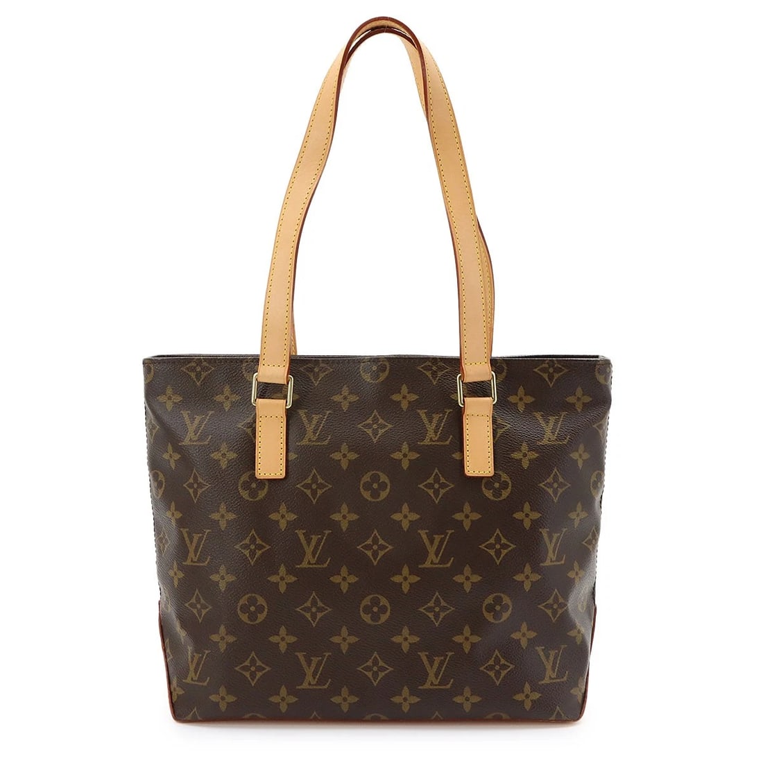 LOUIS VUITTON MONOGRAM CABAS PIANO TOTE BAG: LOUIS VUITTON Monogram Cabas Piano Tote Bag Brand: LOUIS VUITTON Type/Style: Tote Bag Material: Monogram Canvas Color: Monogram Size: W 10.83 inch, H 9.84 inch, D 4.72 inch Accessories: None <