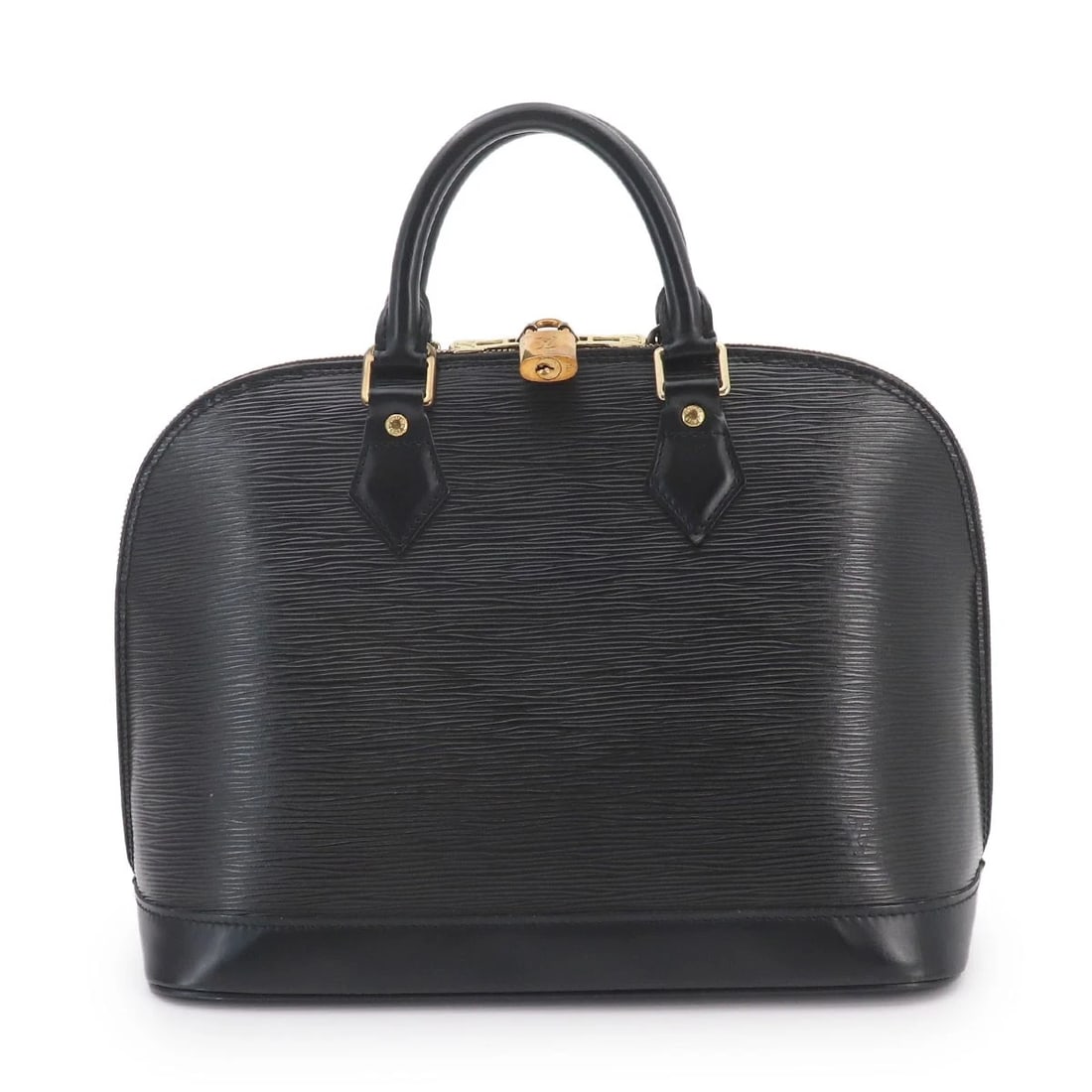 LOUIS VUITTON EPI ALMA PM HAND BAG LEATHER NOIR BLACK: LOUIS VUITTON Epi Alma PM Hand Bag Leather Noir Black Brand: LOUIS VUITTON Type/Style: Hand Bag Material: Epi Leather Color: Noir Size: W 12.01 inch, H 9.25 inch, D 6.50 inch Accessories: None
