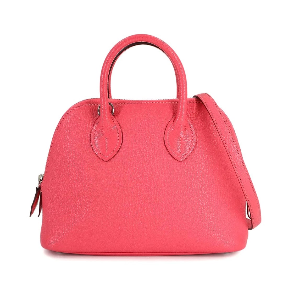 HERMES BOLIDE MINI HAND SHOULDER BAG CHEVRE MYSORE: HERMES Bolide Mini Hand Shoulder Bag Chevre Mysore Brand: HERMES Type/Style: Hand Bag / Shoulder Bag Material: Chevre Mysore Color: Rose Lipstick Size: W 6.89 inch, H 5.51 inch, D 2.76 inch Access