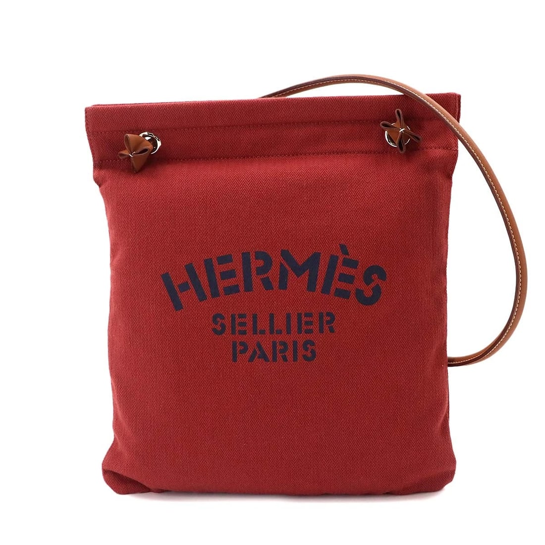 HERMES SAC ALINE MM SHOULDER BAG: HERMES Sac Aline MM Shoulder Bag Brand: HERMES Type/Style: Shoulder Bag Material: Toile Chevron , Swift Color: Rouge H , Gold Size: W 11.61 inch, H 13.39 inch, D 0.39 inch Accessories: None