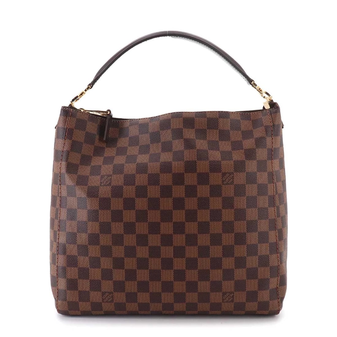 LOUIS VUITTON DAMIER PORTOBELLO PM SHOULDER BAG: LOUIS VUITTON Damier Portobello PM Shoulder Bag Brand: LOUIS VUITTON Type/Style: Shoulder bag Material: Damier Canvas Color: Ebene Size: W 12.40 inch, H 12.20 inch, D 4.13 inch Accessories: None <