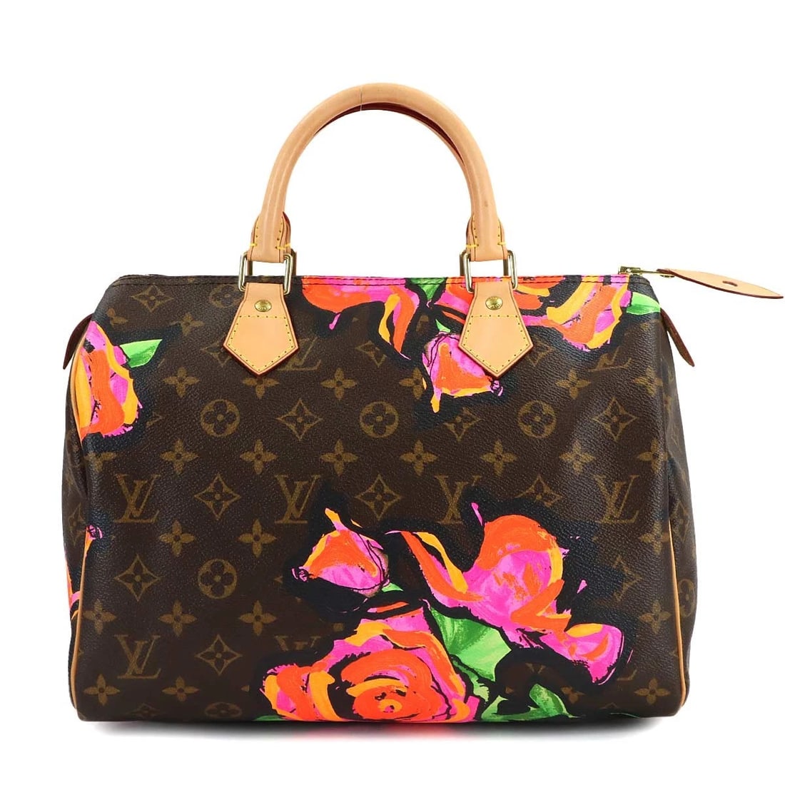 LOUIS VUITTON MONOGRAM ROSE SPEEDY 30 HAND BAG: LOUIS VUITTON Monogram Rose Speedy 30 Hand Bag Brand: LOUIS VUITTON Type/Style: Hand Bag Material: Monogram Rose Canvas Color: Monogram Rose Size: W 12.01 inch, H 8.27 inch, D 6.69 inch Accessories: