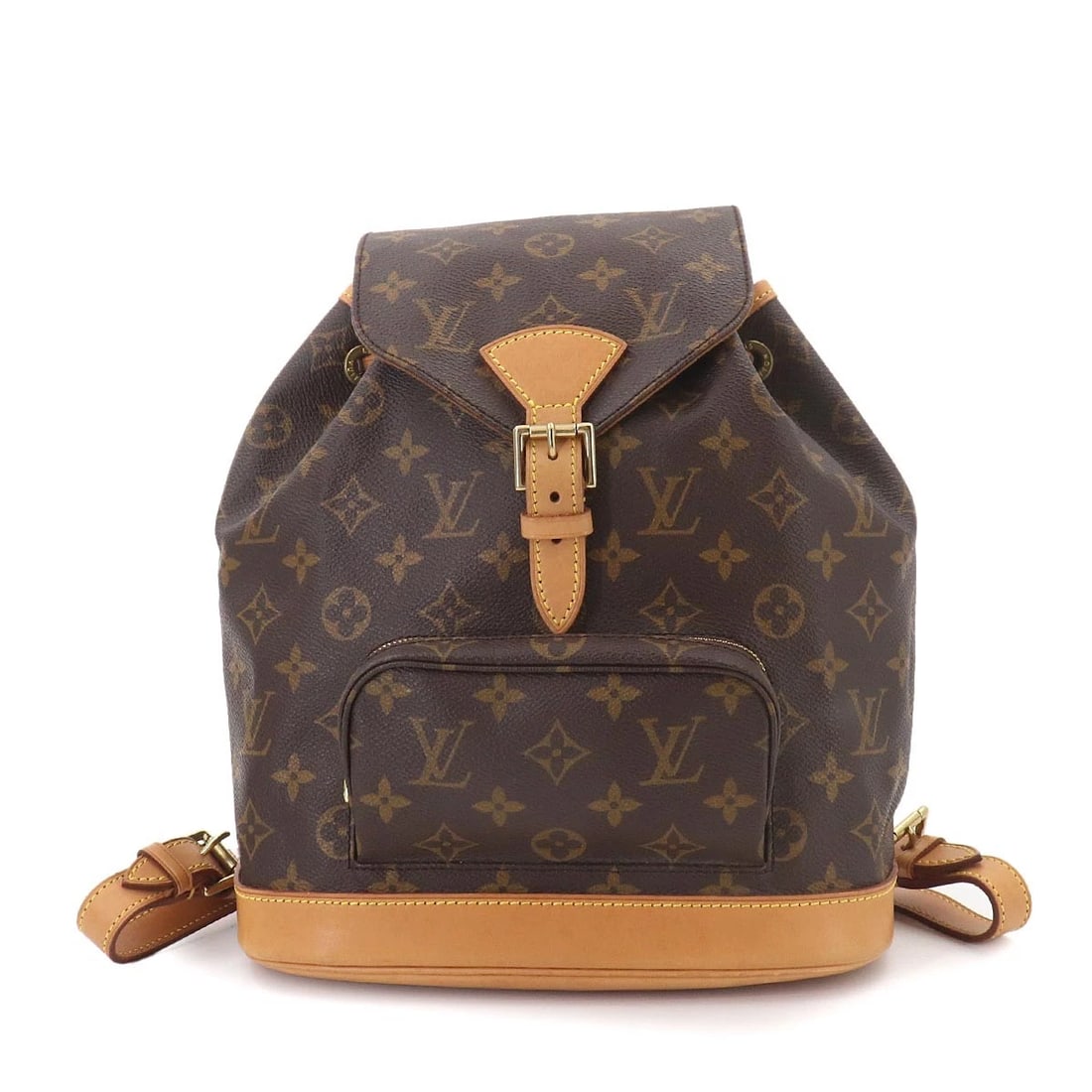 LOUIS VUITTON MONOGRAM MONTSOURIS MM BACKPACK BROWN: LOUIS VUITTON Monogram Montsouris MM Backpack Brown Brand: LOUIS VUITTON Type/Style: Backpack Material: Monogram Canvas Color: Monogram Size: W 9.65 inch, H 11.02 inch, D 4.72 inch Accessories: No