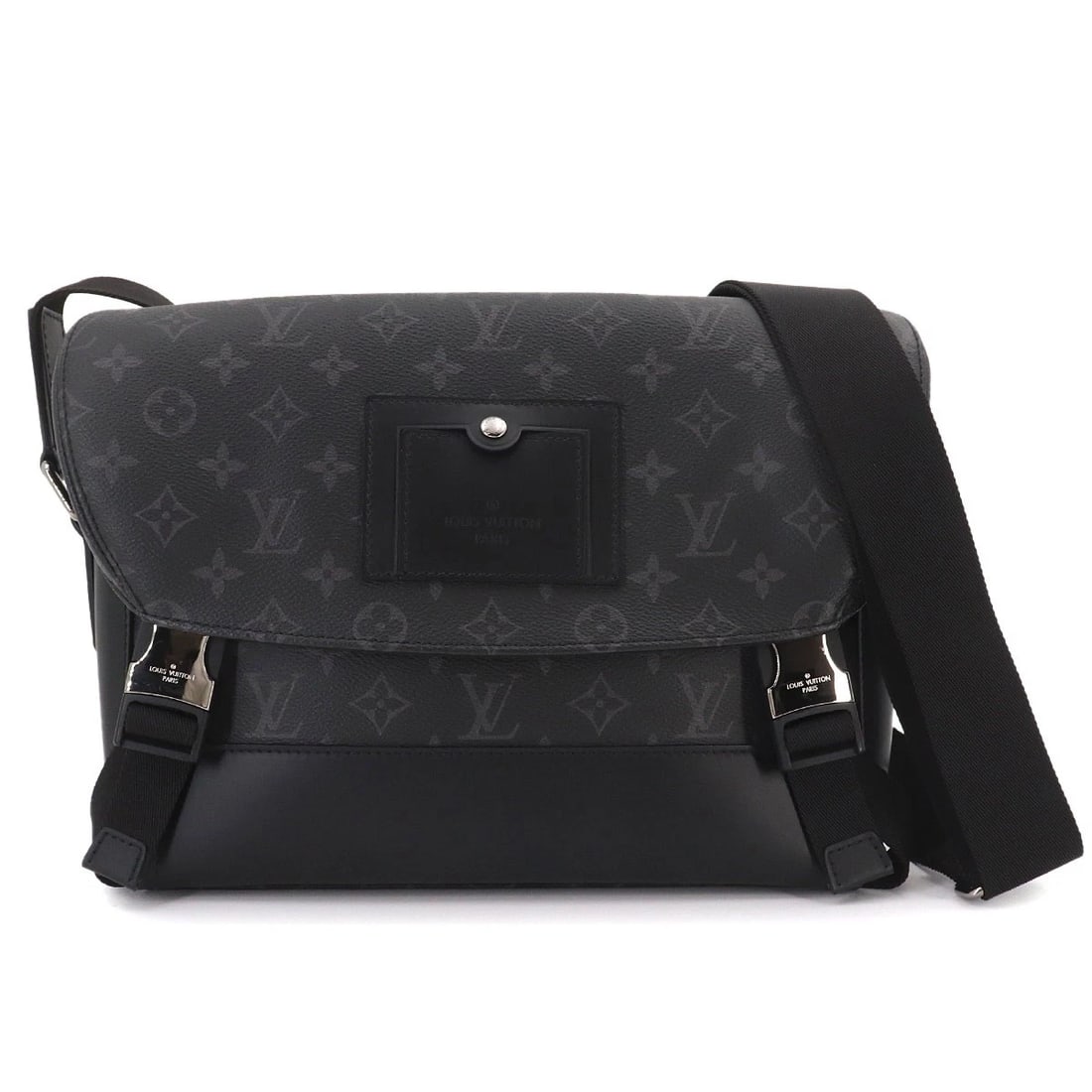 LOUIS VUITTON MONOGRAM ECLIPSE MESSENGER VOYAGE PM SHOULDER BAG (1 of 5)