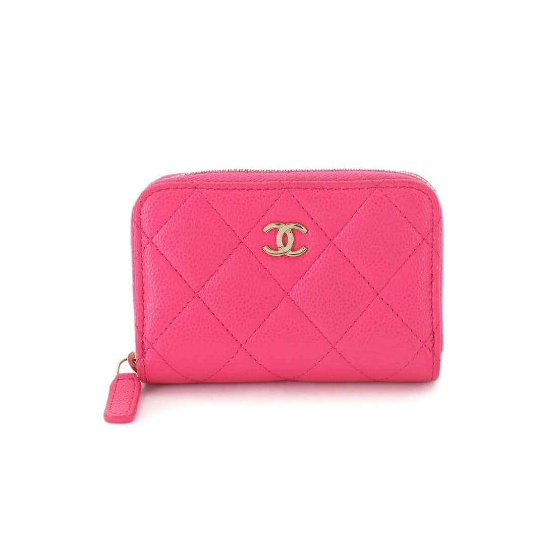 CHANEL MATELASSE CLASSIC COIN PURSE LEATHER PINK: CHANEL Matelasse Classic Coin Purse Leather Pink Brand: CHANEL Type/Style: Coin Purse Material: Leather Color: Pink Size: W 4.13 inch, H 2.76 inch, D 0.79 inch Accessories: None Accessorie