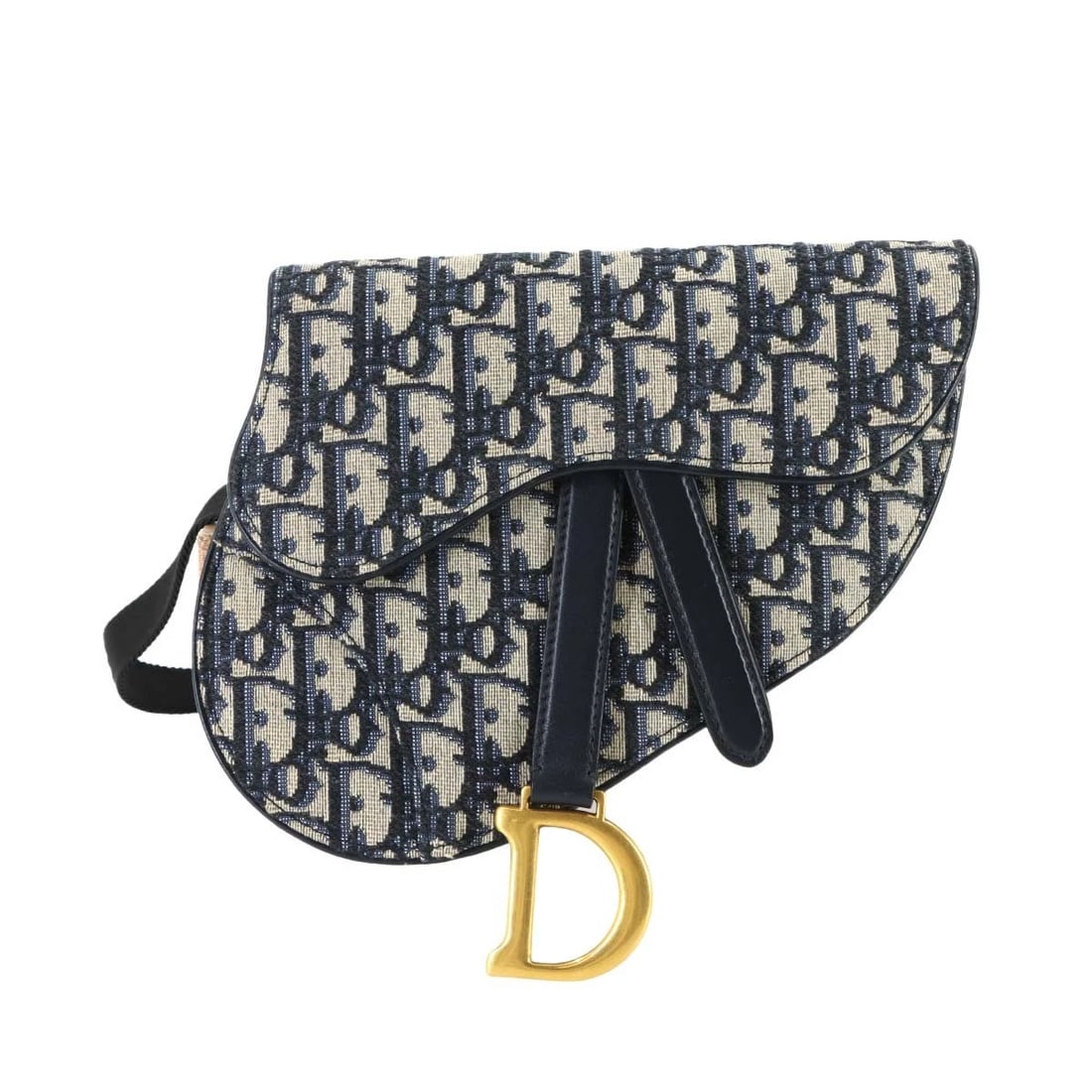CHRISTIAN DIOR BELT POUCH BAG CANVAS LEATHER NAVY: Christian Dior Belt Pouch Bag Canvas Leather Navy Brand: Christian Dior Type/Style: Belt Bag Material: Canvas , Leather Color: Navy Size: W 7.87 inch, H 6.50 inch, D 0.39 inch Accessories: None