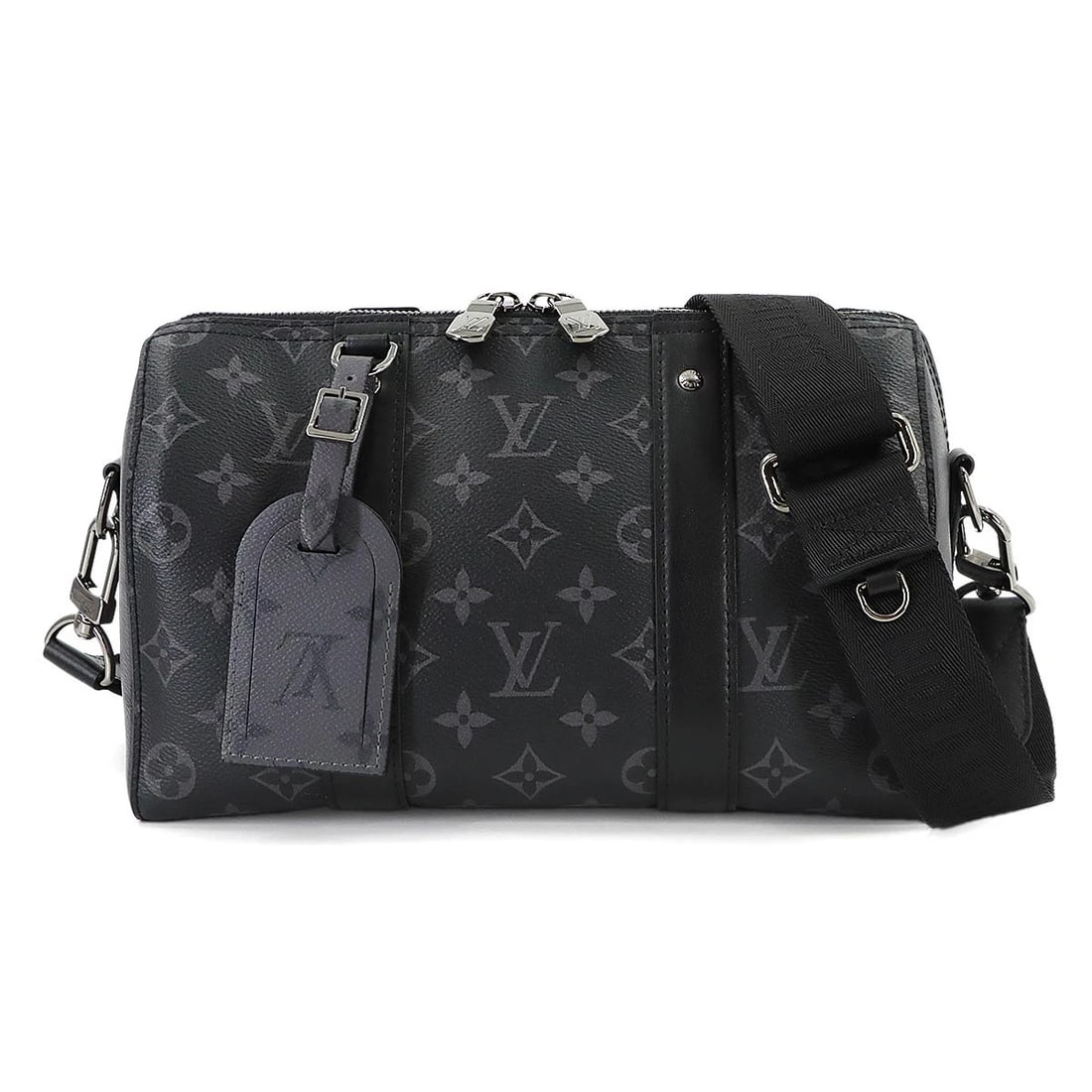 LOUIS VUITTON MONOGRAM ECLIPSE REVERSE SHOULDER BAG: LOUIS VUITTON Monogram Eclipse Reverse Shoulder Bag Brand: LOUIS VUITTON Type/Style: Shoulder Bag Material: Monogram Eclipse Canvas Color: Monogram Eclipse , Monogram Eclipse Reverse Size: W 10.63
