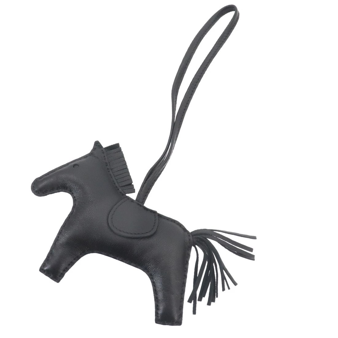 HERMES BAG CHARM AGNEAU MILO SO BLACK HORSE ACCESSORY: HERMES Bag Charm Agneau Milo So Black Horse Accessory Brand: HERMES Type/Style: Bag Charm Material: Agneau Milo Color: So Black Size: W6.3 inch x H4.1 inch Accessories: None Accessories No