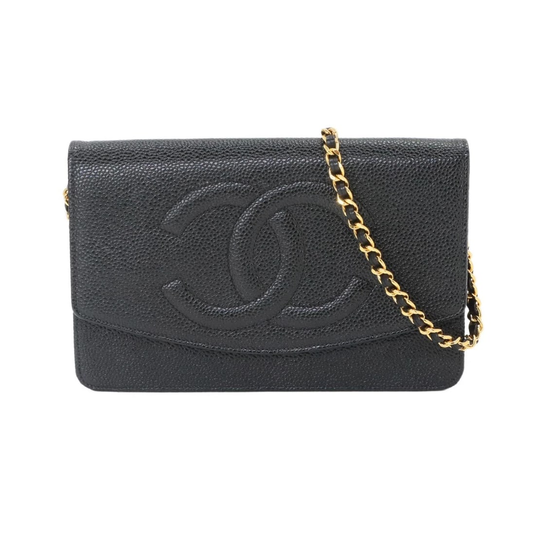 CHANEL CHAIN LONG WALLET LEATHER BLACK: CHANEL Chain Long Wallet Leather Black Brand: CHANEL Type/Style: Wallet Material: Leather Color: Black Size: W 7.48 inch, H 4.92 inch, D 0.79 inch Accessories: None Accessories Notice: Whe