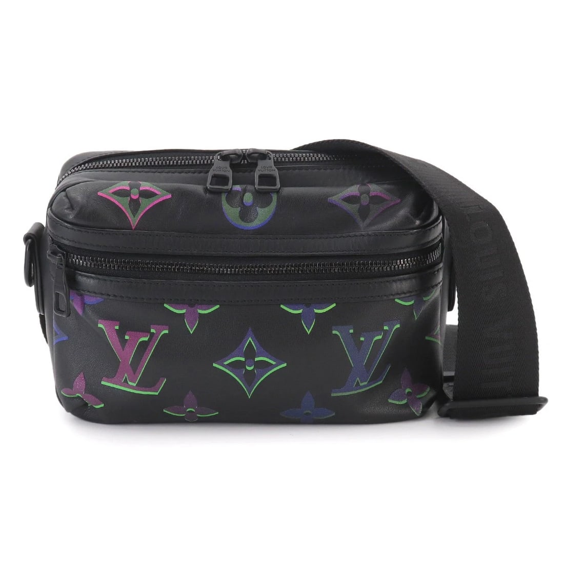 LOUIS VUITTON COMET MESSENGER PM SHOULDER BAG: LOUIS VUITTON Comet Messenger PM Shoulder Bag Brand: LOUIS VUITTON Type/Style: Shoulder Bag Material: Leather Color: Black , Multi color Size: W 9.06 inch, H 6.30 inch, D 3.15 inch Accessories: No
