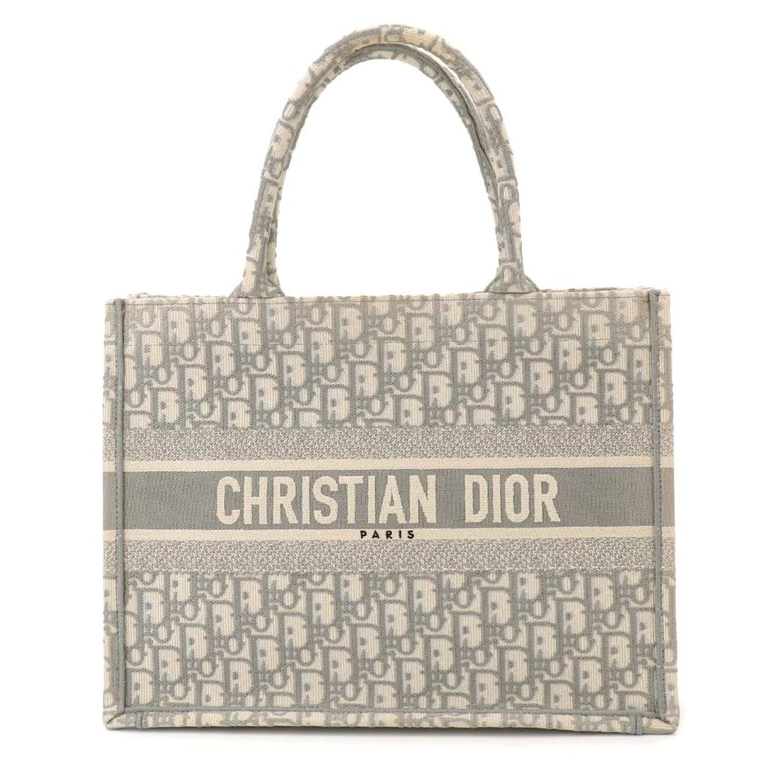 CHRISTIAN DIOR OBLIQUE BOOK TOTE MEDIUM BAG CANVAS GREY: Christian Dior Oblique Book Tote Medium Bag Canvas Grey Brand: Christian Dior Type/Style: Tote Bag Material: Canvas Color: Grey Size: W 13.98 inch, H 10.63 inch, D 6.30 inch Accessories: None