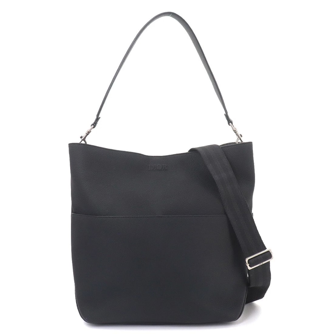 CHRISTIAN DIOR SAFARI TOTE BAG LEATHER BLACK: Christian Dior Safari Tote Bag Leather Black Brand: Christian Dior Type/Style: Tote Bag Material: Leather Color: Black Size: W 11.81 inch, H 13.39 inch, D 6.50 inch Accessories: None Acces