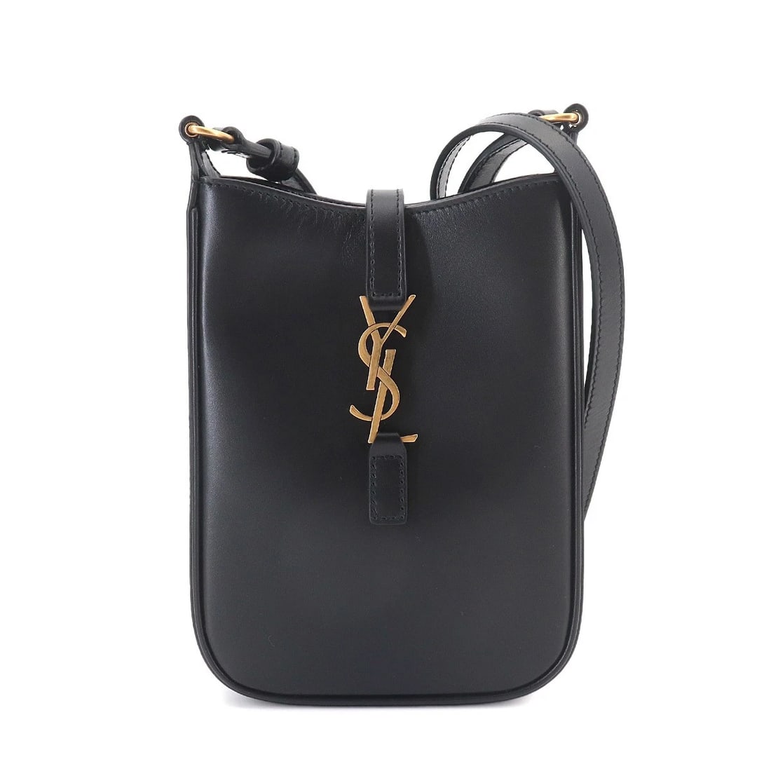 SAINT LAURENT VERTICAL MINI CROSSBODY SHOULDER BAG: SAINT LAURENT Vertical Mini Crossbody Shoulder Bag Brand: SAINT LAURENT Type/Style: Shoulder Bag Material: Leather Color: Black Size: W 5.31 inch, H 7.09 inch, D 1.38 inch Accessories: None
