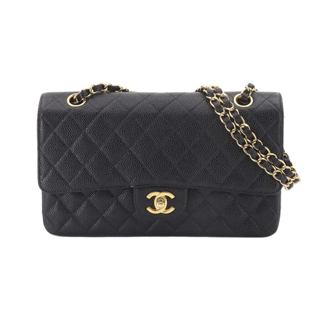 CHANEL MATELASSE 25 CHAIN SHOULDER BAG LEATHER: CHANEL Matelasse 25 Chain Shoulder Bag Leather Brand: CHANEL Type/Style: Shoulder Bag Material: Leather Color: Black Size: W 9.84 inch, H 5.91 inch, D 2.56 inch Accessories: None Accessori