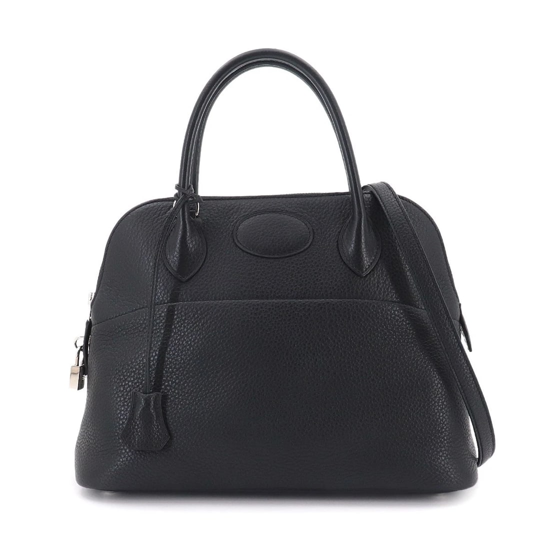HERMES BOLIDE 31 2WAY HAND SHOULDER BAG: HERMES Bolide 31 2way Hand Shoulder Bag Brand: HERMES Type/Style: Hand Bag / Shoulder Bag Material: Taurillon Clemence Color: Black Size: W 12.20 inch, H 9.25 inch, D 4.92 inch Accessories: None <