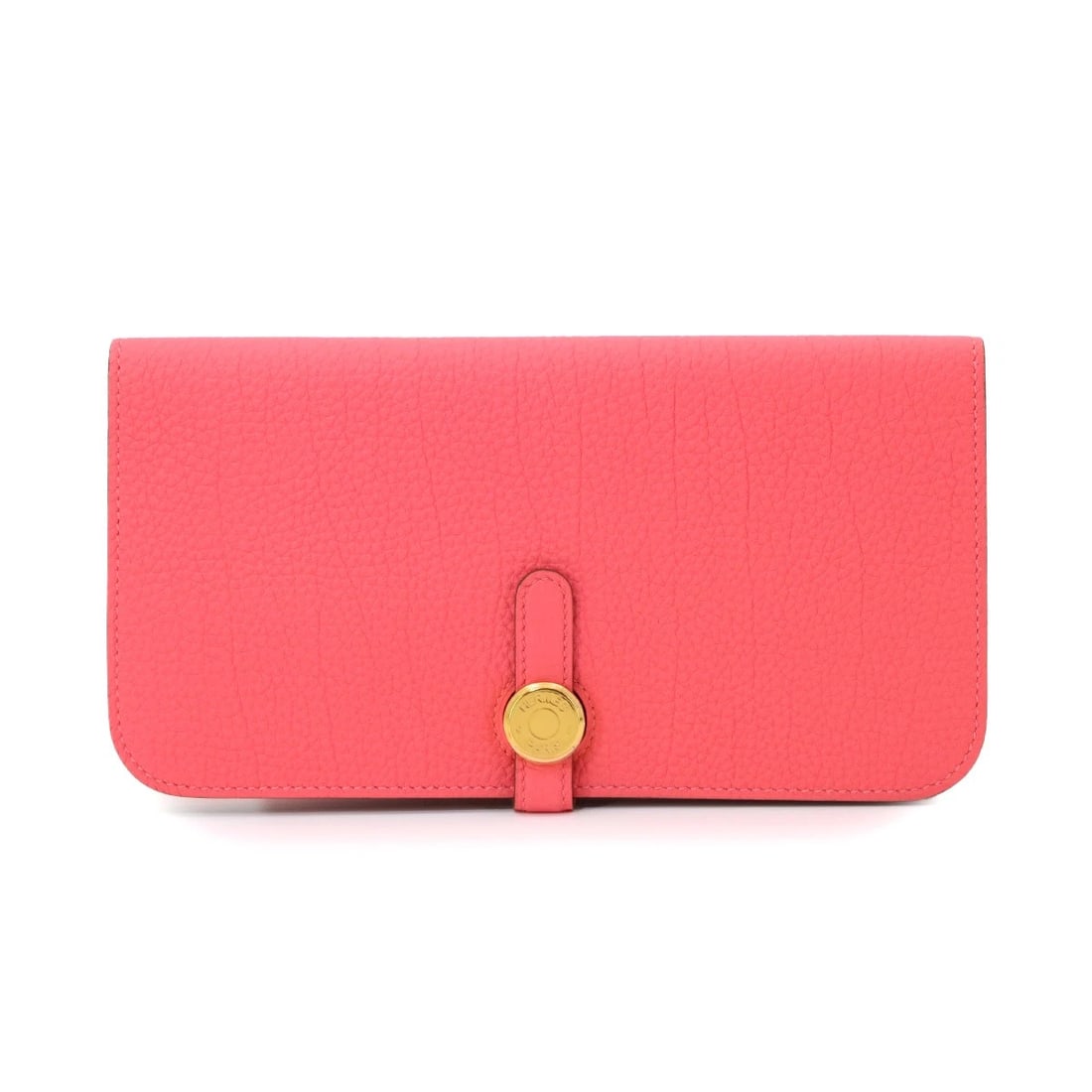 HERMES DOGON LONG WALLET TOGO ROSE LIPSTICK PURSE (1 of 4)
