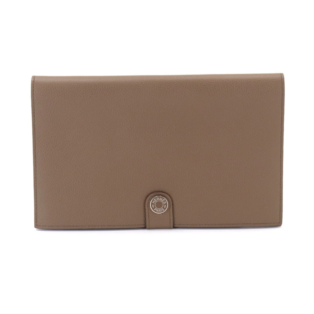 HERMES R.M.S TOUTENMAIN LONG WALLET EVERCOLOR ETOUPE: HERMES R.M.S Toutenmain Long Wallet Evercolor Etoupe Brand: HERMES Type/Style: Long Wallet Material: Evercolor Color: Etoupe Size: W 8.07 inch, H 4.92 inch, D 0.39 inch Accessories: None A