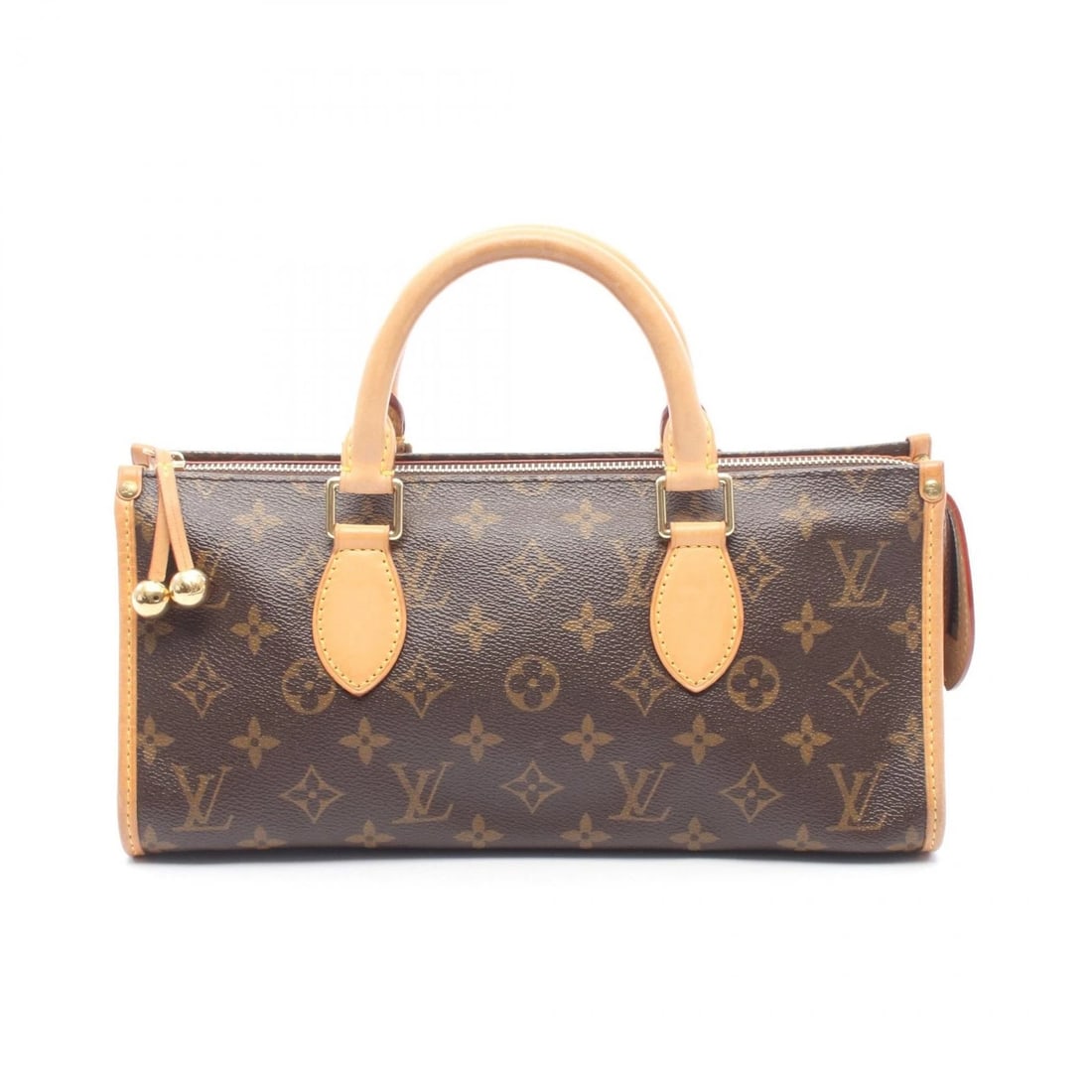 LOUIS VUITTON POPINCOURT HANDBAG MONOGRAM LEATHER BROWN: LOUIS VUITTON Popincourt Handbag Monogram leather Brown Brand: LOUIS VUITTON Type/Style: Handbag Material: Monogram ? PVC coated canvas ? leather Color: Brown?ish colors Size: (H:5.1inch x W:11.8inch 