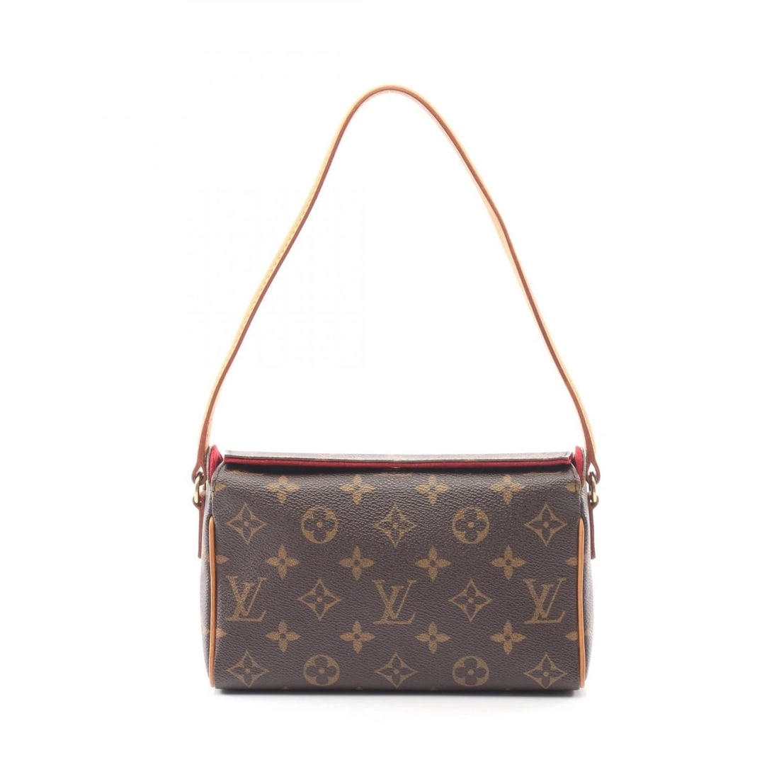 LOUIS VUITTON RECITAL SHOULDER HANDBAG MONOGRAM CANVAS: LOUIS VUITTON Recital Shoulder Handbag Monogram canvas Brand: LOUIS VUITTON Type/Style: Handbag Material: Monogram ? PVC coated canvas ? leather Color: Brown?ish colors Size: H:5.1inch x W:7.9inch x D