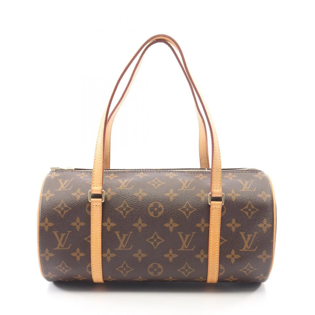 LOUIS VUITTON PAPILLON 30 SHOULDER HANDBAG: LOUIS VUITTON Papillon 30 Shoulder Handbag Brand: LOUIS VUITTON Type/Style: Handbag Material: Monogram ? PVC coated canvas ? leather Color: Brown?ish colors Size: (H:5.9inch x W:11.8inch x D:5.9inch) 