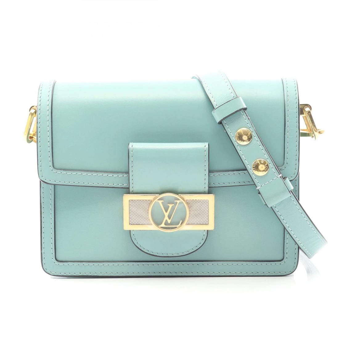 LOUIS VUITTON DAUFINE MINI SHOULDER CROSSBODY BAG: LOUIS VUITTON Daufine MINI Shoulder crossbody Bag Brand: LOUIS VUITTON Type/Style: Shoulder Bag Material: leather Color: Green?ish colors Size: (H:5.9inch x W:7.7inch) Accessories: None Ac