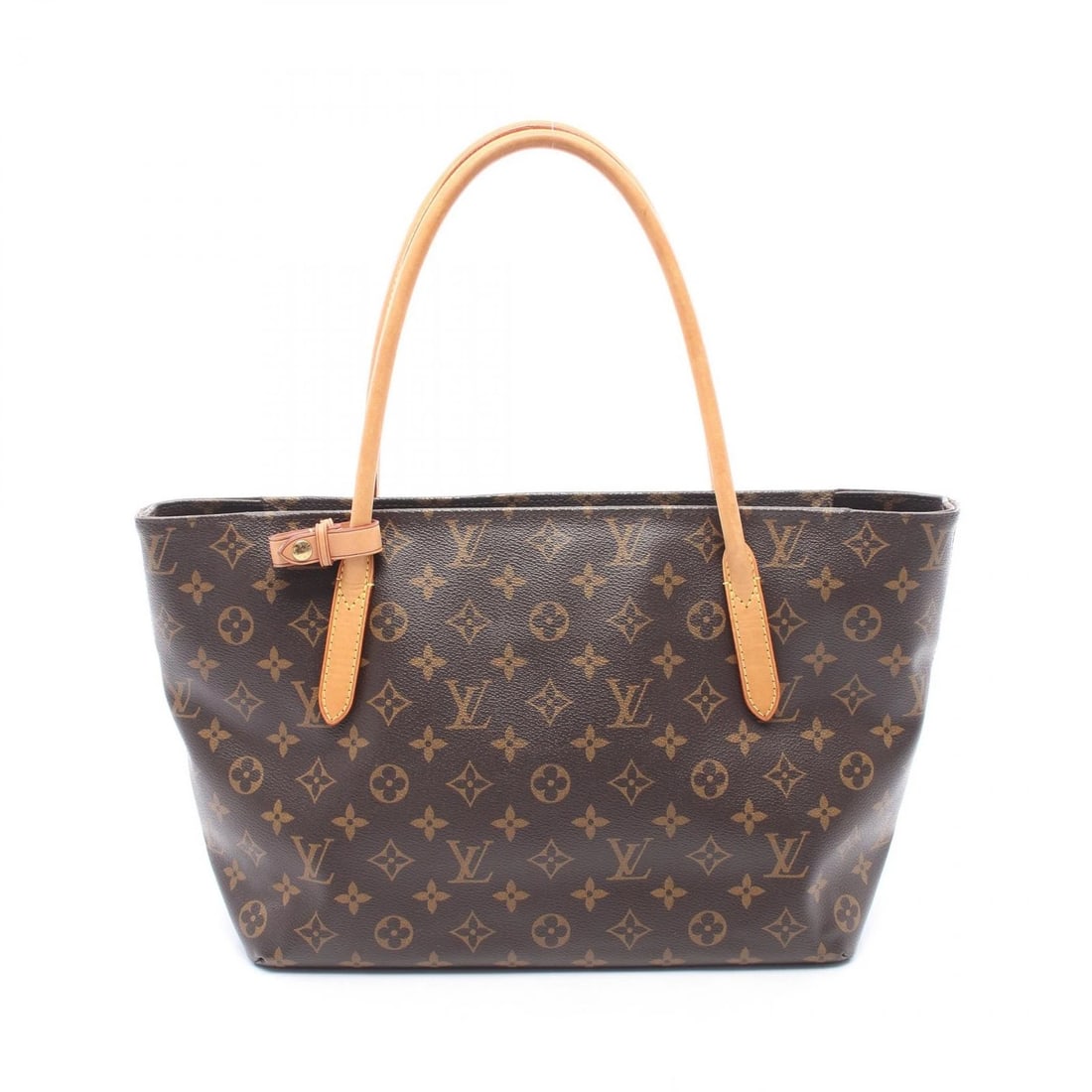 LOUIS VUITTON RASPAIL PM TOTE SHOULDER BAG: LOUIS VUITTON Raspail PM Tote shoulder Bag Brand: LOUIS VUITTON Type/Style: Tote Bag Material: Monogram ? PVC coated canvas ? leather Color: Brown?ish colors Size: (H:9.4inch x W:12.6inch x D:5.5inch)
