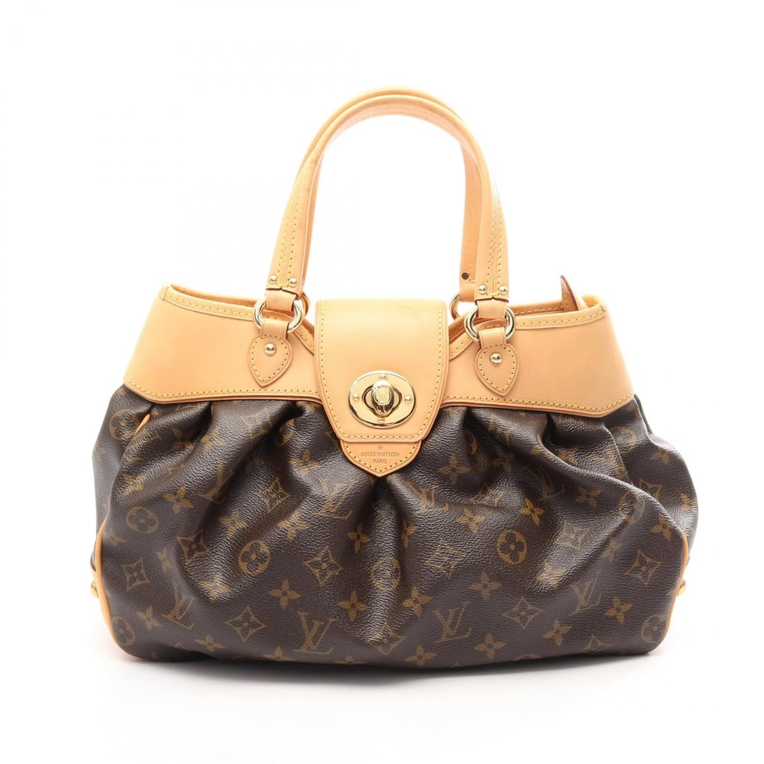 LOUIS VUITTON BOETIE PM HANDBAG MONOGRAM CANVAS: LOUIS VUITTON Boetie PM Handbag Monogram canvas Brand: LOUIS VUITTON Type/Style: Handbag Material: Monogram ? PVC coated canvas ? leather Color: Brown?ish colors Size: (H:9.8inch x W:14.2inch x D:4.3i