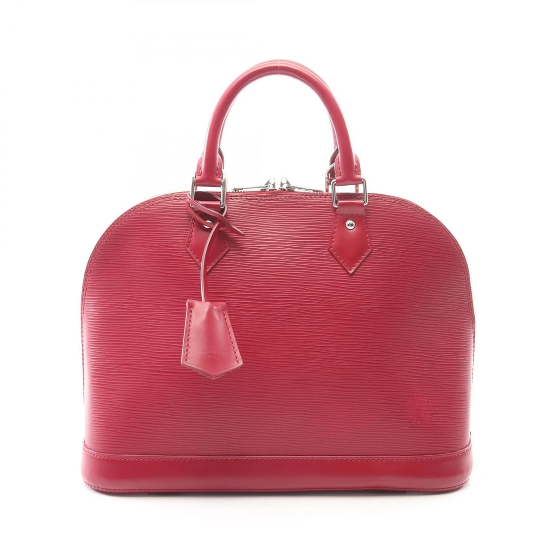LOUIS VUITTON ALMA PM HANDBAG EPI LEATHER PINK: LOUIS VUITTON Alma PM Handbag Epi leather Pink Brand: LOUIS VUITTON Type/Style: Handbag Material: Epi ? leather Color: Fuschia / Pink?ish colors Size: (H:9.1inch x W:12.6inch x D:5.9inch) Accessor