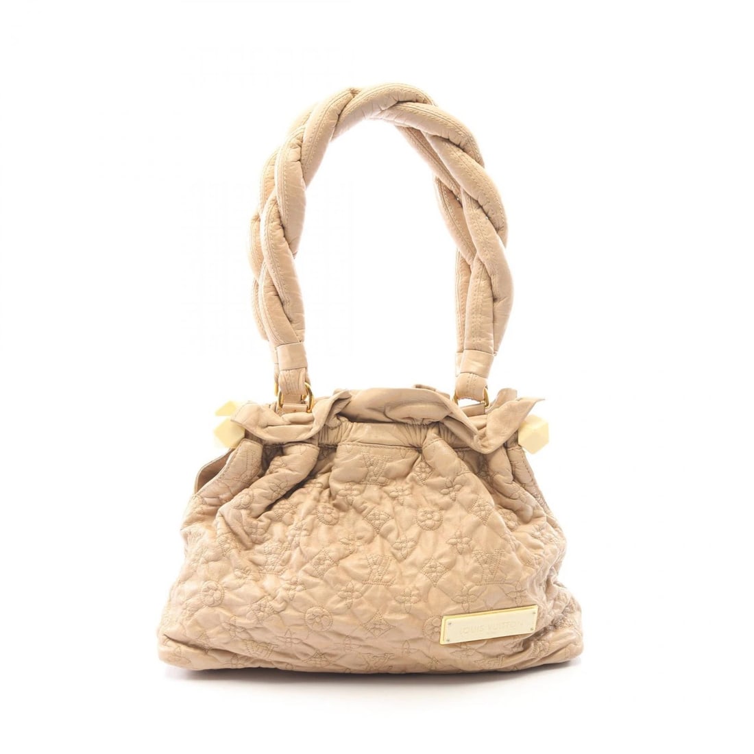 LOUIS VUITTON STRATUS PM SHOULDER BAG MONOGRAM: LOUIS VUITTON Stratus PM Shoulder Bag Monogram Brand: LOUIS VUITTON Type/Style: Shoulder Bag Material: leather Color: Ecru / Beige?ish colors Size: (H:8.7inch x W:13.8inch x D:5.5inch) Accessories