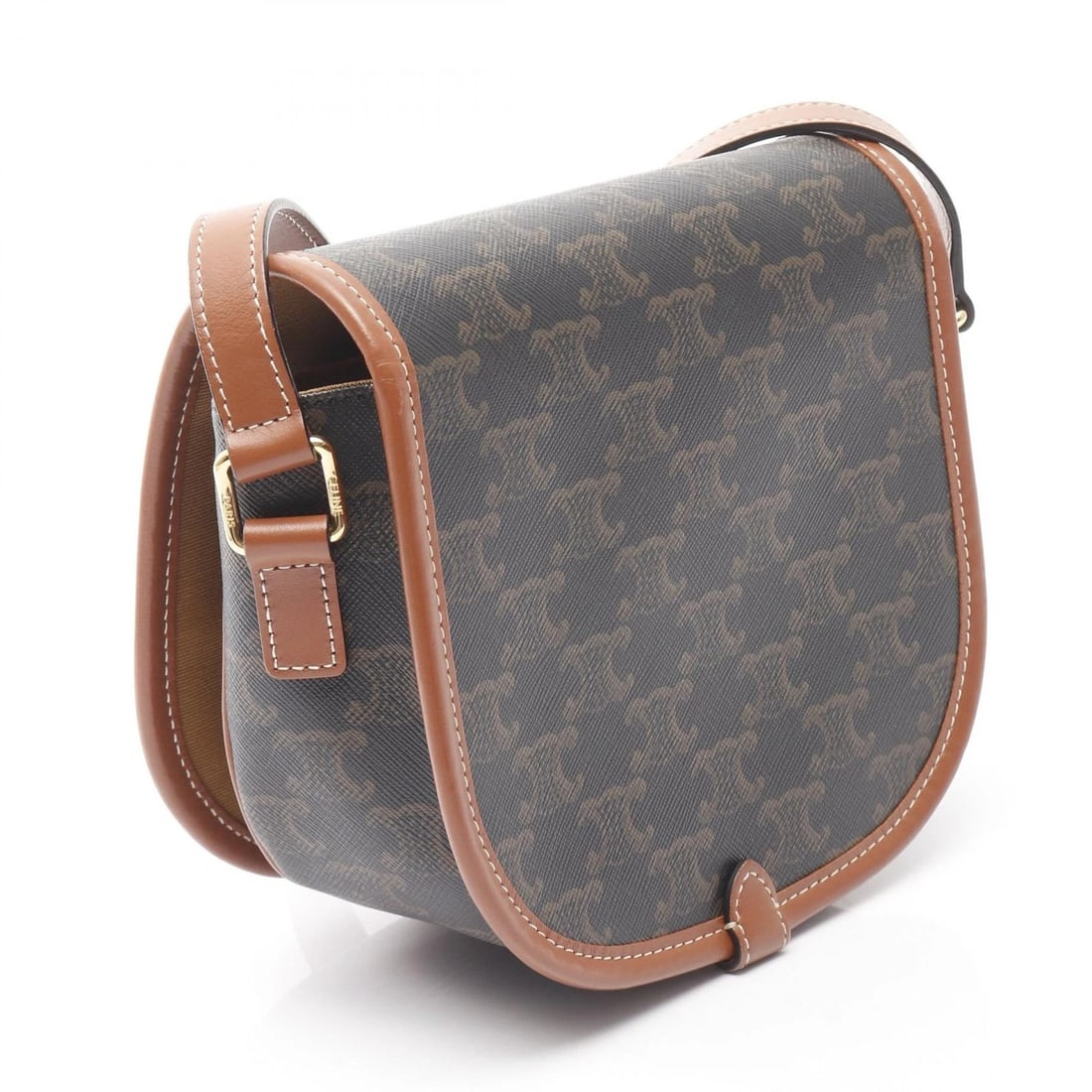 CELINE FOLCO MEDIUM TRIOMPHE SHOULDER BAG - 2