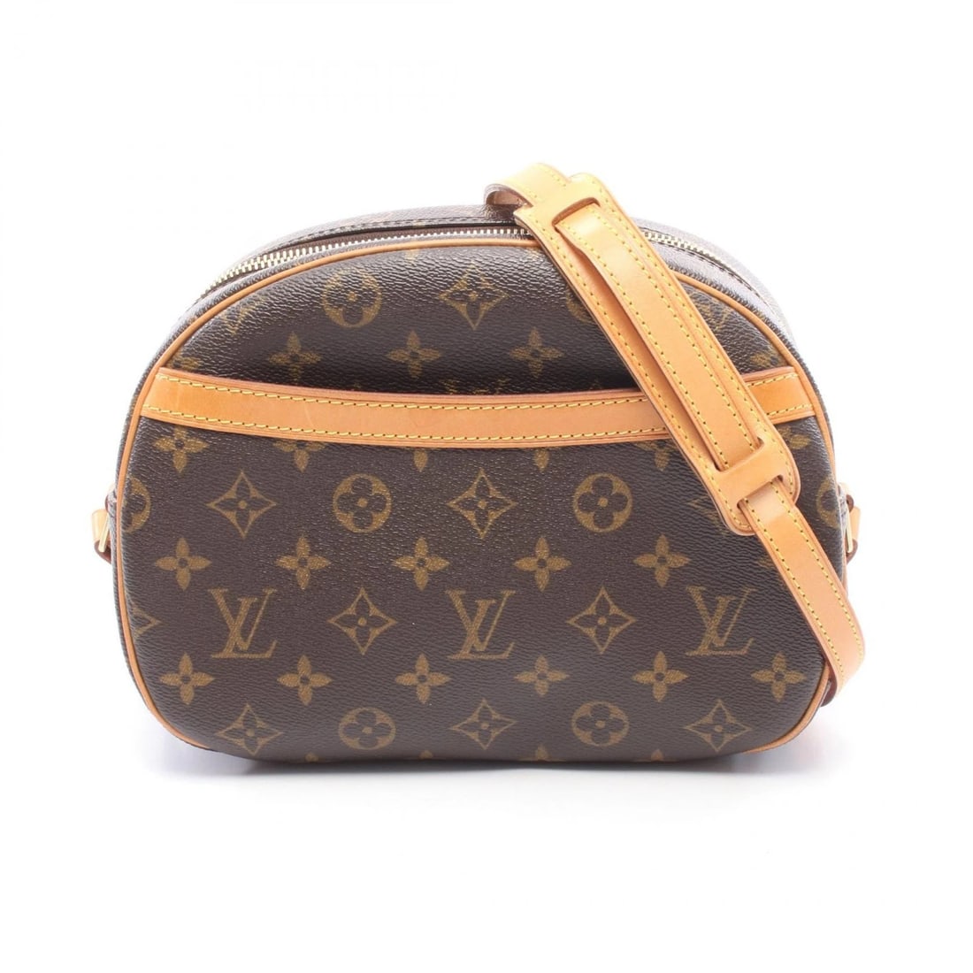 LOUIS VUITTON BLOIS SHOULDER CROSSBODY BAG MONOGRAM: LOUIS VUITTON Blois Shoulder crossbody Bag Monogram Brand: LOUIS VUITTON Type/Style: Shoulder Bag Material: Monogram ? PVC coated canvas ? leather Color: Brown?ish colors Size: (H:7.5inch x W:8.7inch 