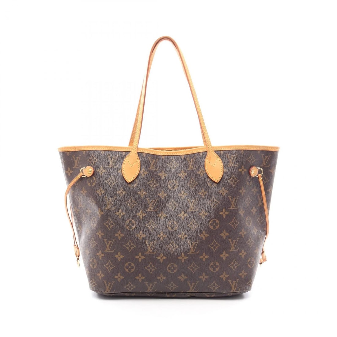 LOUIS VUITTON NEVERFULL MM SHOULDER TOTE BAG: LOUIS VUITTON Neverfull MM Shoulder Tote Bag Brand: LOUIS VUITTON Type/Style: Tote Bag Material: Monogram ? PVC coated canvas ? leather Color: Brown?ish colors Size: (H:11.4inch x W:12.6inch x D:6.3in