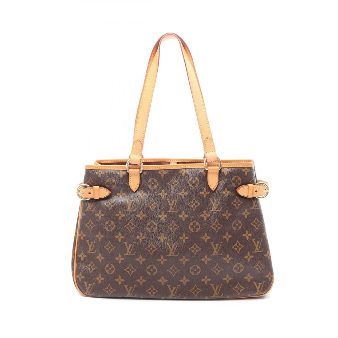LOUIS VUITTON BATIGNOLLES HORIZONTAL SHOULDER BAG: LOUIS VUITTON Batignolles Horizontal Shoulder Bag Brand: LOUIS VUITTON Type/Style: Shoulder Bag Material: Monogram ? PVC coated canvas ? leather Color: Brown?ish colors Size: (H:9.8inch x W:14.6inch