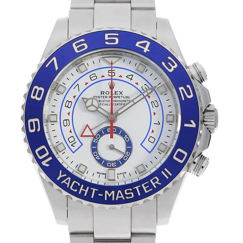 ROLEX YACHT-MASTER WHITE STAINLESS STEEL WATCH: ROLEx Yacht-Master white Stainless Steel Watch Brand: ROLEx Type/Style: Wrist watch Material: Band Material Stainless Steel, Case Material Stainless Steel Color: Dial Color White Size: Case:W44mm Circ