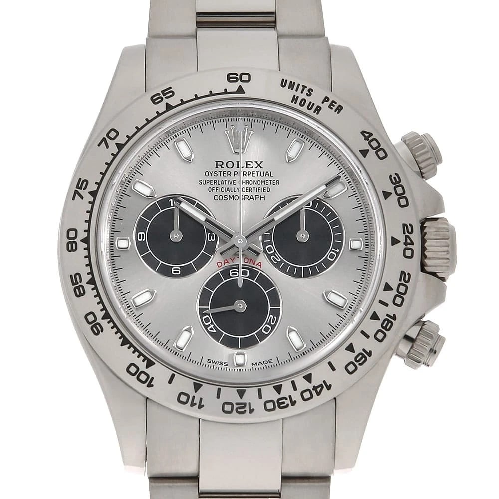 ROLEX COSMOGRAPH DAYTONA STEEL X BLACK WATCH: ROLEx Cosmograph Daytona Steel x black Watch Brand: ROLEx Type/Style: Wrist watch Material: Band Material White Gold, Case Material White Gold Color: Dial Color Steel and Black Size: Case:WCircumferen