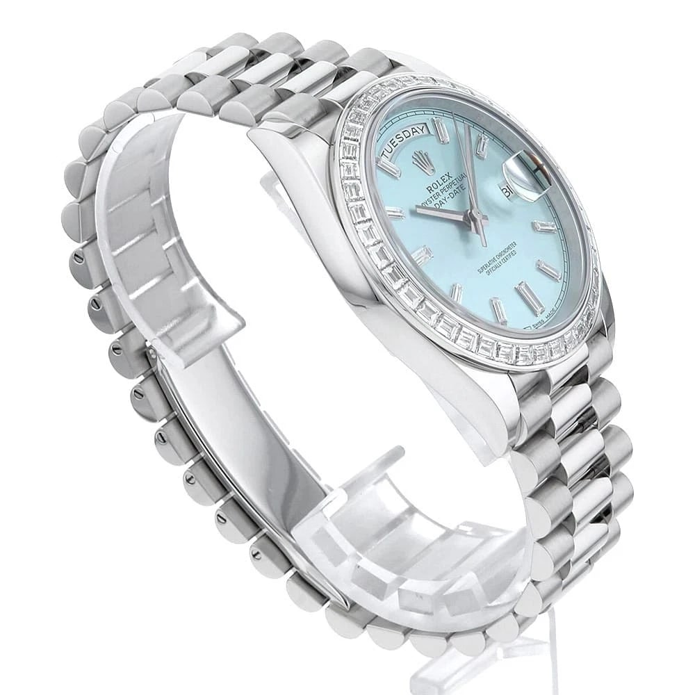 ROLEX DATE BEZEL DIAMOND WATCH - 3