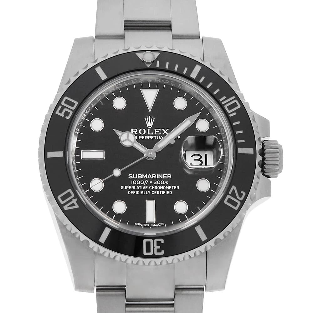 ROLEX SUBMARINER DATE BLACK WATCH: ROLEx SUBMARINER Date black Watch Brand: ROLEx Type/Style: Wrist watch Material: Band Material Stainless Steel, Case Material Stainless Steel Color: Dial Color Black Size: Case:WCircumference of Wrist