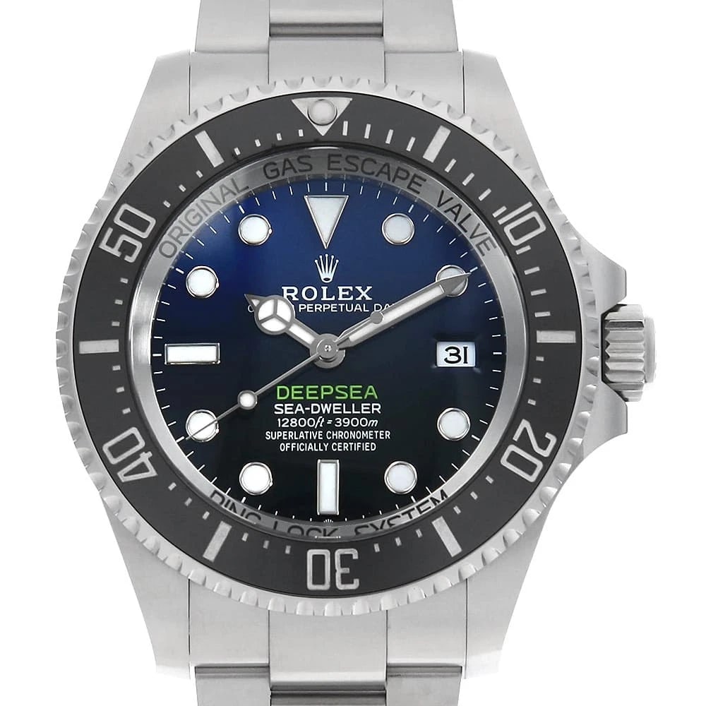 ROLEX DEEP SEA BLUE WATCH: ROLEx Deep Sea BLUE Watch Brand: ROLEx Type/Style: Wrist watch Material: Band Material Stainless Steel, Case Material Stainless Steel Color: Dial Color Blue Size: Case:W44mm Circumference of