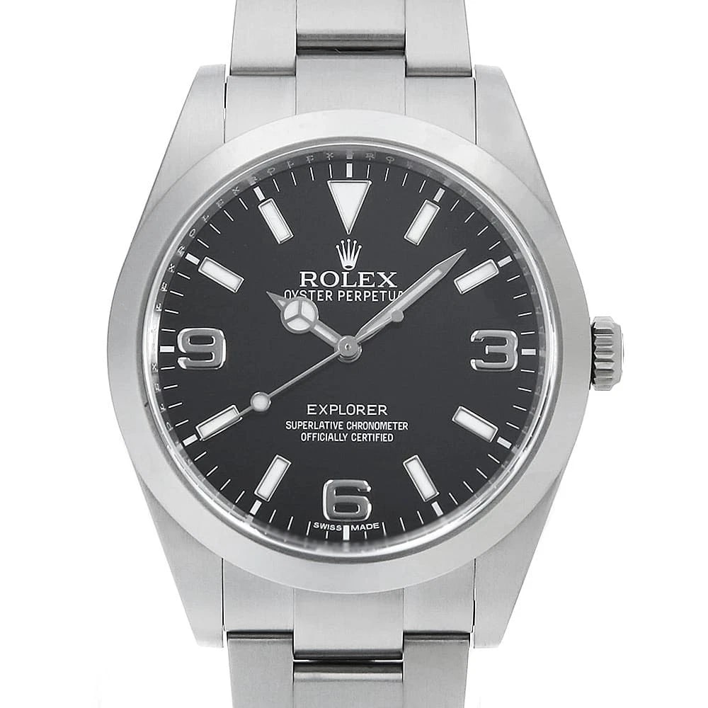 ROLEX EXPLORER BLACK WATCH: ROLEx Explorer black Watch Brand: ROLEx Type/Style: Wrist watch Material: Band Material Stainless Steel, Case Material Stainless Steel Color: Dial Color Black Size: Case:WCircumference of Wrist:19cm