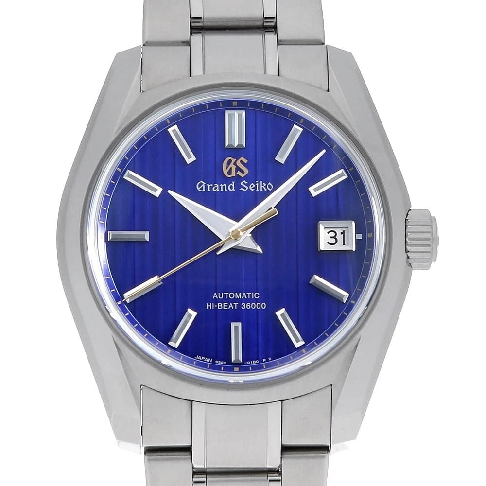 GRAND SEIKO HERITAGE COLLECTION MECHANICAL WATCH: Grand Seiko Heritage Collection Mechanical Watch Brand: Grand Seiko Type/Style: Wrist watch Material: Band Material Stainless Steel, Case Material Stainless Steel Color: Dial Color Blue Size: