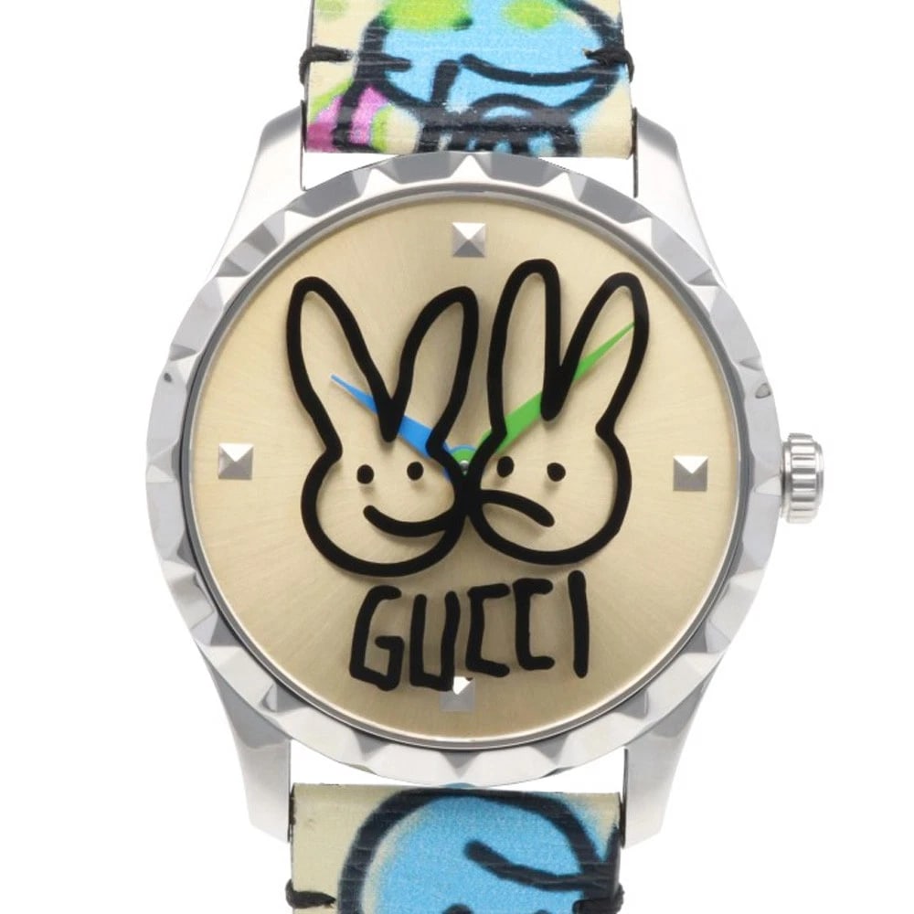 GUCCI G TIMELESS WATCHES STAINLESS STEEL WATCH (1 of 3)