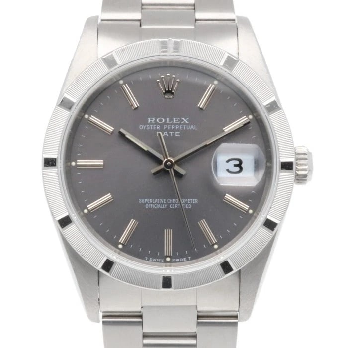 ROLEX DATE WATCHES STAINLESS STEEL WATCH: ROLEx Date Watches Stainless Steel Watch Brand: ROLEx Type/Style: Wristwatch Material: Stainless Steel Color: Silver / gray Size: Case Diameter:34.0mm Band Length:6.5inch / 16.5cm Accessories: Non